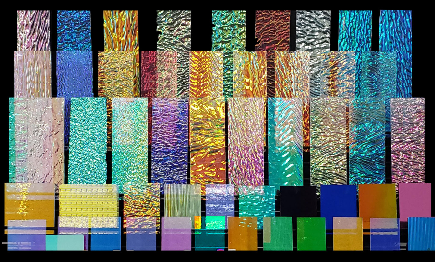 Dichroic Glass Samples